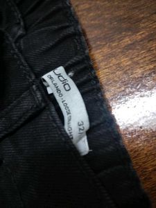 Korean  Baggy Black Cargo Form Zudio