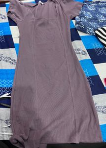 Chic Purple Bodycon Dress