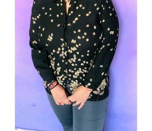 Black Classy Shirt For Women