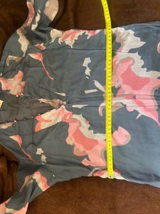 Blue Floral Print kurta