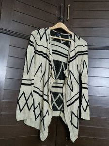 Rue21 Women Striped Open Front Cardigan