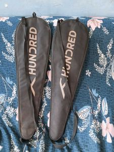 combo of 3 shuttle racket covers ,two hundred rack