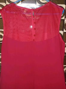 Beautiful Red Embellished Dress