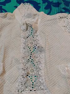 Elegant White Lace jacket