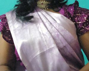 light Purple Silk Saree