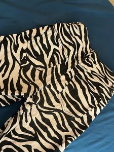 Zebra Print Jeans