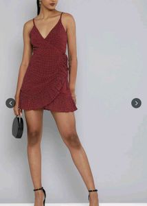 Magre Polka Dot Wrap Dress (XS)