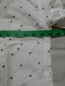 U.S.POLO ASSN WHITE WITH BLUE PRINT