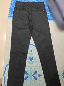 Men's Black Plaid Trousers