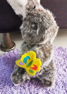 Bunny Plush with Butterfly