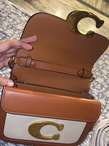 Coach idol Canvas Shoulder Bag