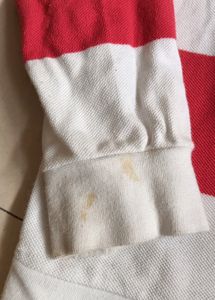Pantaloons Red And White Boy's Full Sleeve Tshirt