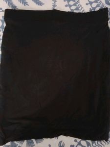Black Ruched Skirt