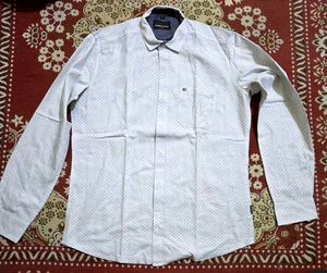 Classic White Dotted Men's Shirt
