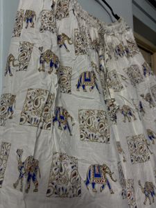 Bohemian Elephant Print Maxi Skirt