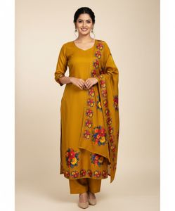 Floral Print Dress Material