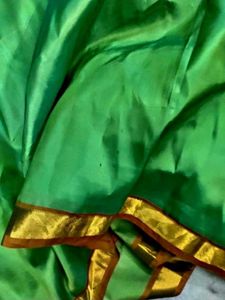 Green pure kanjeevaram silk saree
