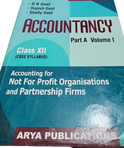 ACCOUNTANCY ( PART A VOLUME I ) CLASS 12.