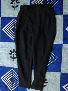 Classic Black High-Waisted Trousers