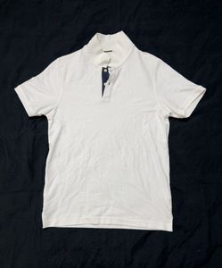 Men's White Premium Polo T-Shirt
