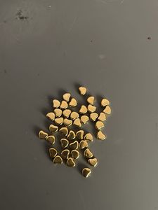 Gold Heart Charms Bulk
