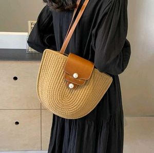 Cute Straw Crossbody Bag