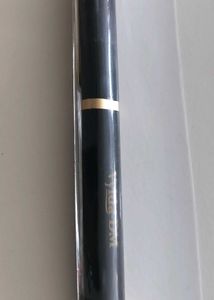 Elegant Black and Gold Pen with Velvet Sleeve