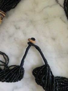 Boho Beaded Necklace with Elephant Charms