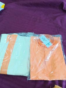 Elegant Orange Kurta Set for upto 2 years baby boy