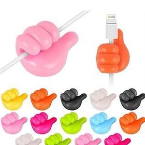 Cute Thumbs Up Cable Clips- 10pcs