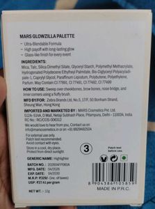 MARS Glowzilla Face Kit Palette