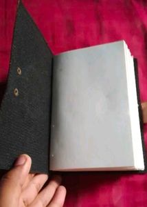 Handcrafted Leather Green Stone Brown Embossed  Di