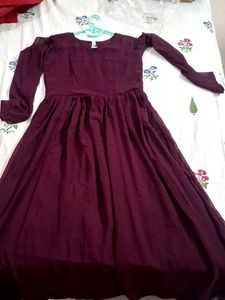 Elegant Burgundy Ethnic kurti