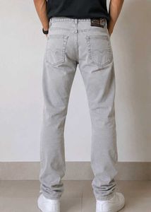 US Men's Light Grey Jeans original