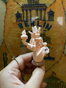 2 Statue of Liberty Miniature Figurine and Magnet
