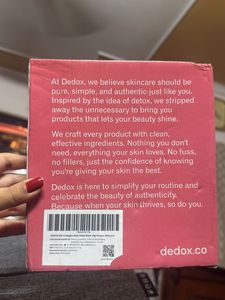 DEDOX Your Skin Deserves This Box