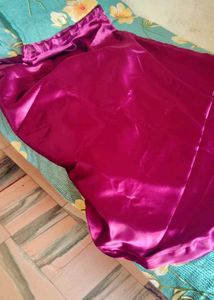 beautiful bargandi color skirt for girls