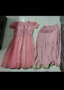 Fusion ethnic set kids girls
