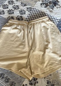 Cozy Cream Lounge Shorts Size S