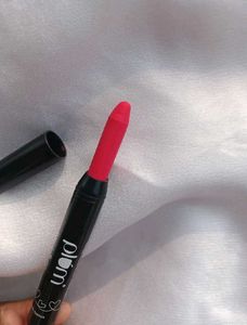 Plum Twist&amp;Go Matte Lipstick Shade(132 Perky Pink)