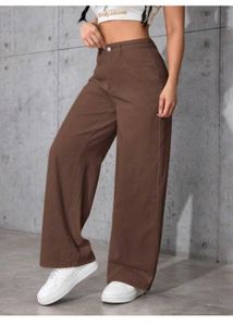 Brown Wide Leg Jeans