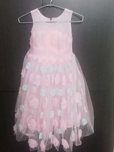 Beautiful Pink Floral Gown