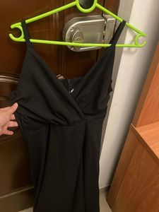 Elegant Black Midi Dress