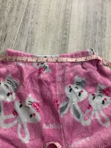 Cozy Pink Rabbit Pajama Pants