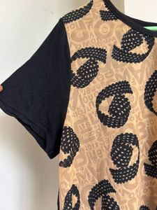 Unique Graphic Print Top