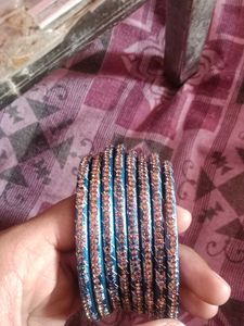 Set of Blue Bangles