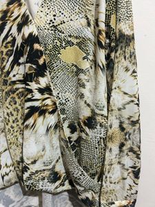 Stylish Animal Print Blouse