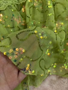 Sparkly y2k green top