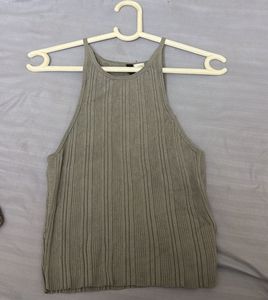 Ribbed Knit Tank Top M size
