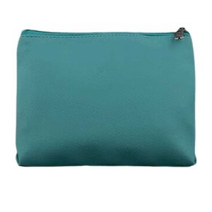 smytten leather pouch turquoise